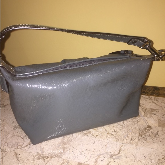 COACH gray leather purse - Picture 2 of 5